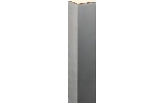 SLV 1000346 Outdoor Stehleuchte SQUARE POLE E27, max. 20 W, IP44 | edelstahl | 90 cm
