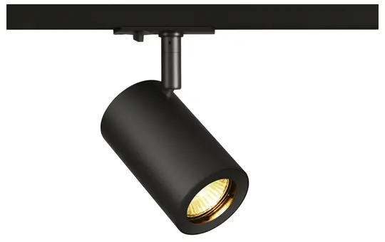 SLV 1002110 Hochvolt-Schienensystem 1~ ENOLA B TRACK QPAR51, 50 W, inkl. 1Phasen-Adapter | schwarz