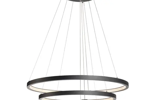SLV 1002913 Indoor LED-Pendelleuchte ONE triple, DALI, 3000/4000K | schwarz | ⌀ 80 cm