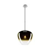SLV 1007877 Indoor Pendelleuchte PANTILO CONVEX E27, max. 40 W, Pendellänge 150 cm | gold | ⌀ 40 cm