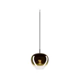 SLV 1007880 Indoor Pendelleuchte PANTILO CONVEX E27, max. 40 W, Pendellänge 250 cm | gold | ⌀ 29 cm