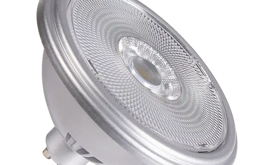 SLV 1005276 LED-Leuchtmittel QPAR111, GU10, 12,5 W, 2700K, CRI90, 30° | silber