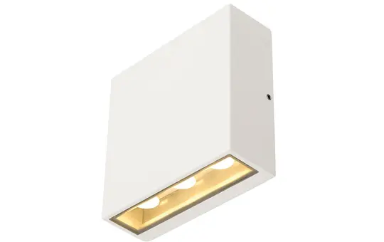SLV 1005125 LED-Wandleuchte BIG QUAD up/down, 3000K, IP54, eckig, 8,2 W | weiß