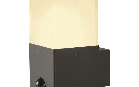 SLV 1006183 Outdoor Wandaufbauleuchte GRAFIT eckig, Bewegungssensor | anthrazit
