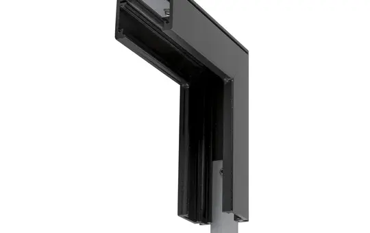 SLV 1006579 L-Verbinder für Aufbauschiene 48V TRACK Standard, mechanisch, Stereo | schwarz