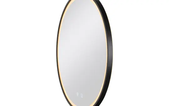 SLV 1007201 Spiegel TRUKKO 3000/4000/6500K, 23 W, IP44 | chrom/schwarz | ⌀ 60 cm