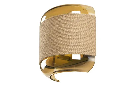 SLV 1007595 Wandaufbauleuchte PANTILO ROPE 1x max. 15 W, G9 | gold