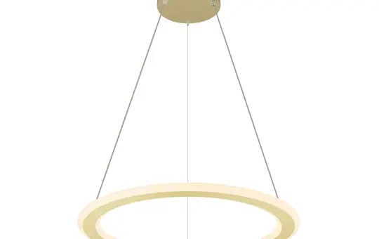 SLV 1007857 Indoor LED-Pendelleuchte ONE FLAT single, 2700/3000K, PHASE | messing | ⌀ 60 cm