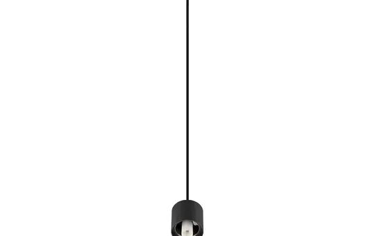 SLV 1008114 Pendelleuchte VARYT rund, 1x max. 6 W, E14 | schwarz | 150 cm