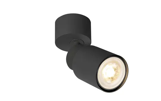 SLV 1008284 Wand- und Deckenaufbauleuchte PURI 2.0 Tube 1x max. 6 W, GU10 | schwarz