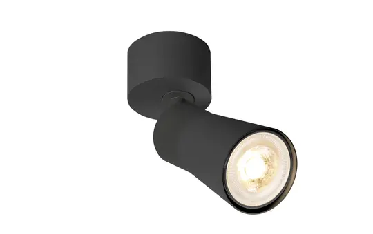 SLV 1008288 Wand- und Deckenaufbauleuchte PURI 2.0 Cone 1x max. 6 W, GU10 | schwarz