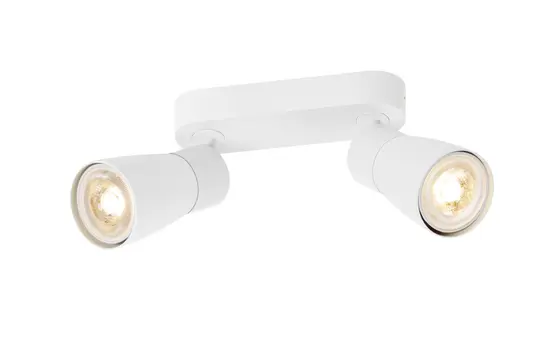 SLV 1008371 Wand- und Deckenaufbauleuchte PURI 2.0 Dome long, 2x max. 6 W, GU13 | weiß