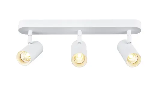 SLV 1008717 Wand- und Deckenaufbauleuchte NOBLO triple, rund, 2700K, 19 W, PHASE, 32° | weiß