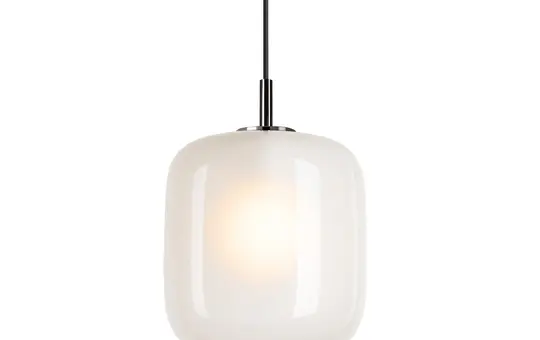 SLV 1006396 Indoor Pendelleuchte PANTILO E27 | weiß/chrom | ⌀ 20 cm