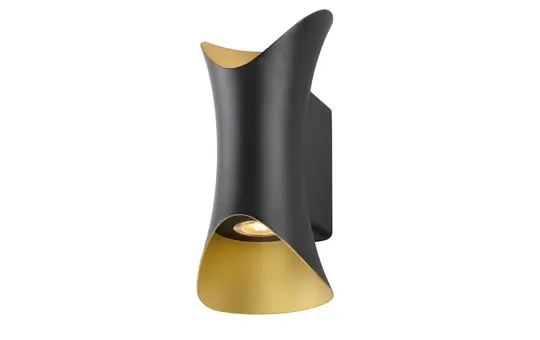 SLV 1007807 Wandleuchte MODELA up/down, 2700K, PHASE | schwarz/gold