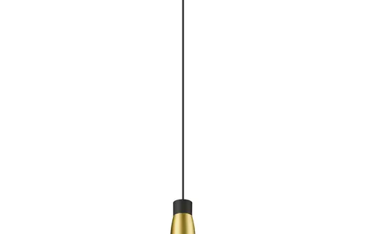 SLV 1008263 1~ Pendelleuchte PURI 2.0 Dome GU10, Pendellänge 200 cm, 1x max. 6 W | schwarz/gold