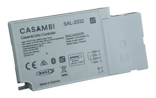 CASAMBI SAL-2032 Salvador Serie 2000 DALI-Gateway 32 DALI Teilnehmer