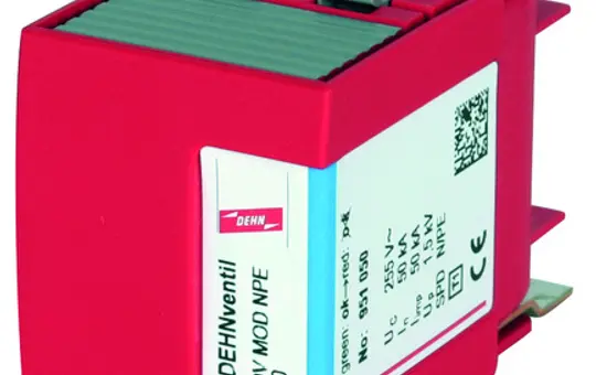 DEHN 951050 DEHNventil N-PE-Funkstrecken-Schutzmodul Typ1+2 50 kA