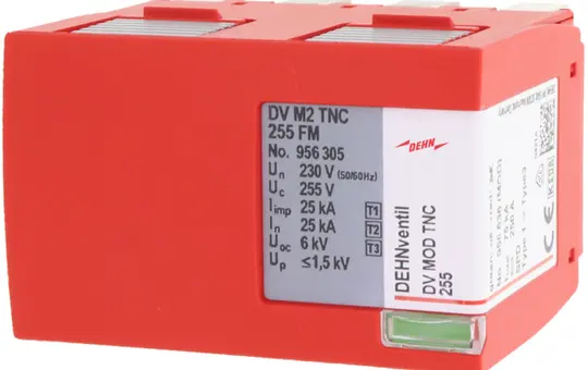 DEHN 956030 DEHNventil Schutzmodul Kombi-Ableiter Typ 1+2+3 3-polig