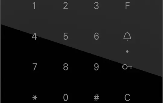 GIRA 5550000 Keyless-In Codetastatur System 106 Standard | glas schwarz