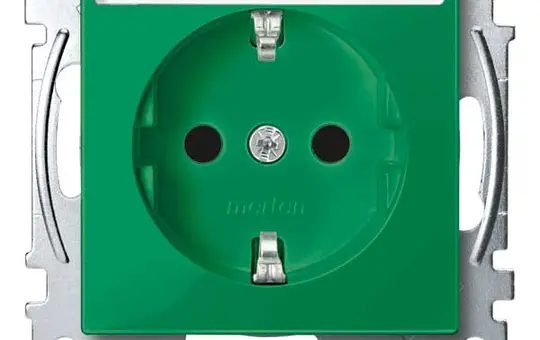 MERTEN MEG2302-0304 beschr. EDV-Steckdose System M Standard | grün