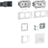 HAGER GAPSET1 Arbeitsplatz Set Set 1 | verkehrsweiß