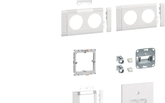 HAGER GAPSET1 Arbeitsplatz Set Set 1 | verkehrsweiß