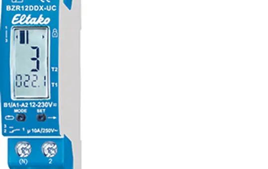ELTAKO 22001430 Betriebsstunden-Impulszähler 10 A, 1 Wechsler