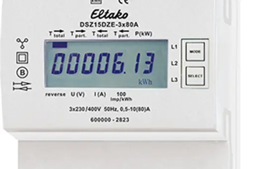 ELTAKO 28380215 Zweirichtungs-Drehstromzähler ohne MID