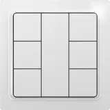 ELTAKO 30055696 Funktaster 6 Kanal, leitungslos | anthrazit matt