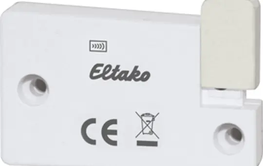 ELTAKO 30000450 Funk-Fenster-Tastkontakt mit Energiegenerator | reinweiß glänzend