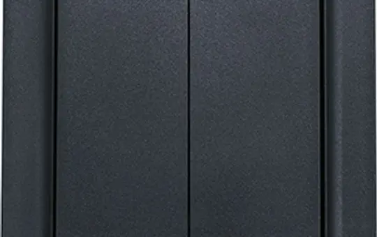 ELTAKO 30055745 Wipptaster 2 Schließer, mit Doppelwippe | anthrazit matt