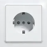 ELTAKO 30055895 Schutzkontakt-Steckdose im E-Design55 | reinweiß glänzend