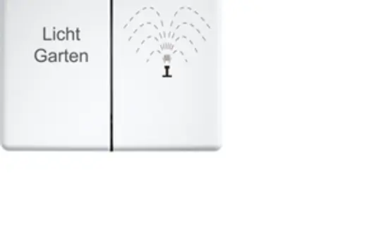 ELTAKO 30000963 Doppelwippe für Funktaster 60x60 mm