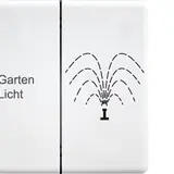 ELTAKO 30000964 Doppelwippe für Funktaster 45x45 mm