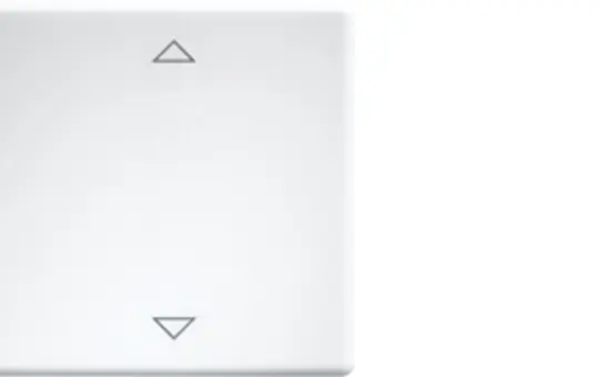 ELTAKO 30000982 Wippen lasergraviert für Taster und Schalter, Pfeile | reinweiß