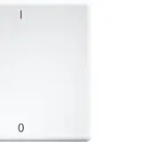 ELTAKO 30000984 Wippen lasergraviert für Taster und Schalter, IO | reinweiß