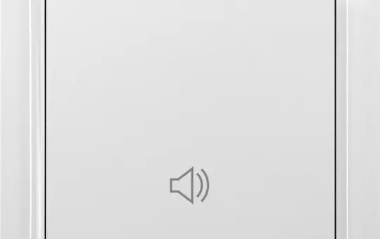 ELTAKO 30055070 Funk-Innen-UP-Signalgeber Standard | polarweiß glänzend