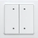 ELTAKO 30055653 Bus-Taster im E-Design55 | reinweiß glänzend