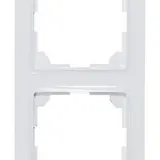 ELTAKO 30055757 Universalrahmen 4-fach | polarweiß glänzend