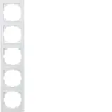 ELTAKO 30055775 Universalrahmen 5-fach | reinweiß glänzend