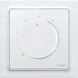 ELTAKO 30055767 Funk-Temperaturregler mit Handrad | polarweiß glänzend