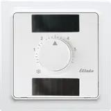 ELTAKO 30055963 Funk-Temperaturregler mit Zahlen 1-5 | reinweiß glänzend