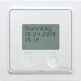 ELTAKO 30055808 Funk-Schaltuhr mit Display | polarweiß matt