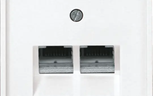 ELTAKO 30055843 Netzwerkabdeckung 2-fach | anthrazit matt