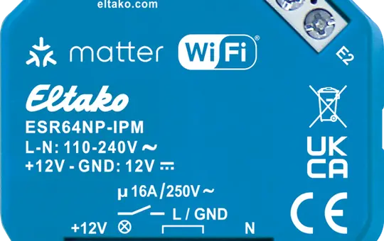 ELTAKO 30064015 Matter Stromstoß-Schaltrelais UP 1S, nicht potentialfrei