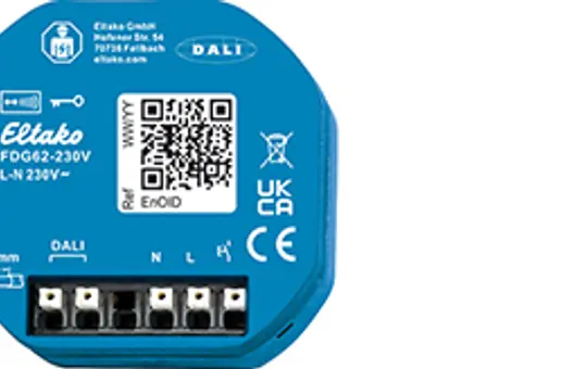 ELTAKO 30100868 Funk-DALI-Gateway bidirektional für die UP-Dose
