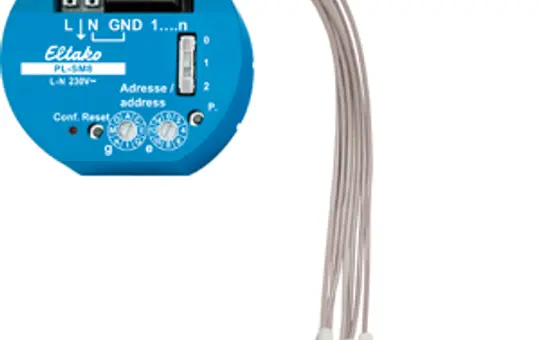 ELTAKO 31800001 Powerline-Sensoreingang 8 Kanäle interne Kleinspannung