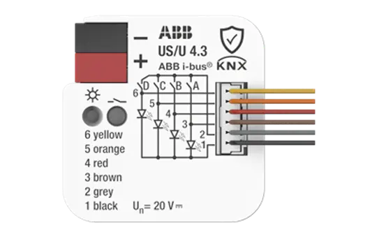 ABB US/U4.3 KNX-Universalschnittstelle 4-fach
