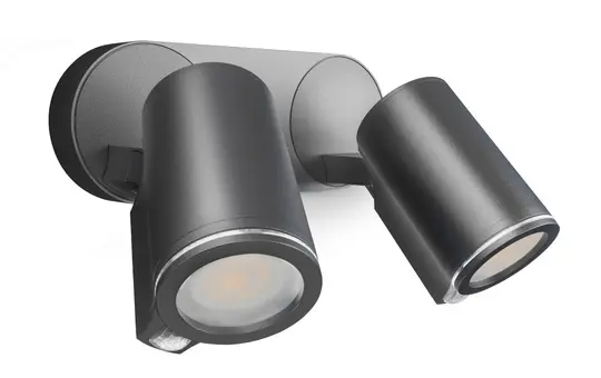 STEINEL 058654 LED-Strahler DUO SC 14,6 W, 1024 lm, IP44, Bewegungsmelder | anthrazit